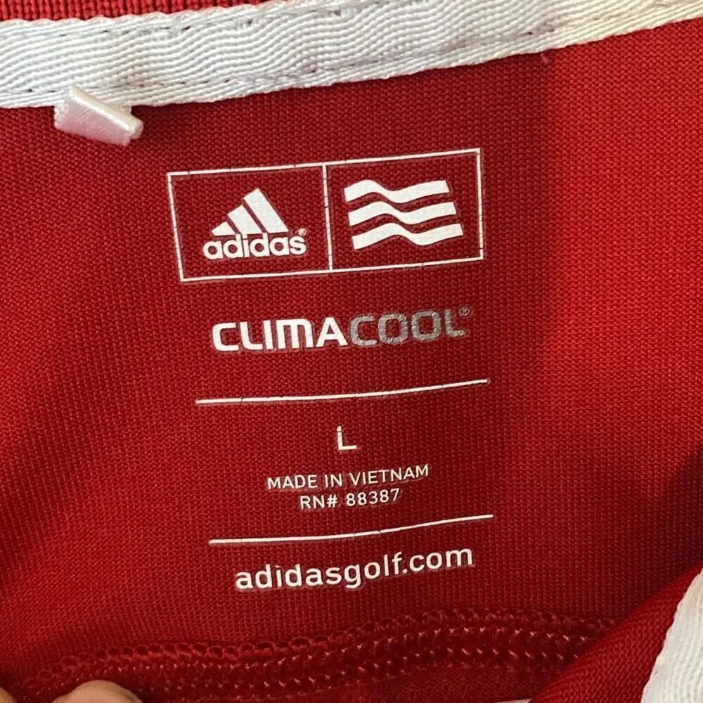 Adidas‎ clima cool mens polo shirt size large golf